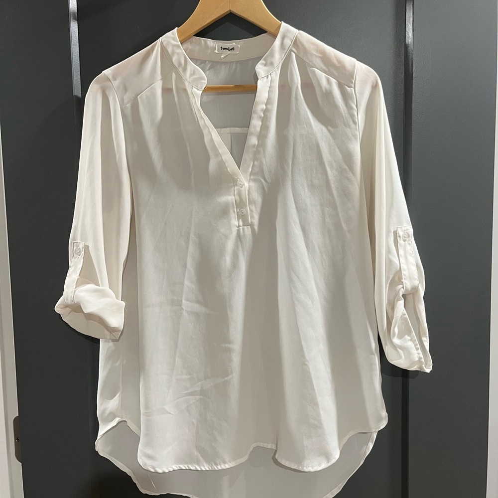 TeenBell Classic Cream Blouse